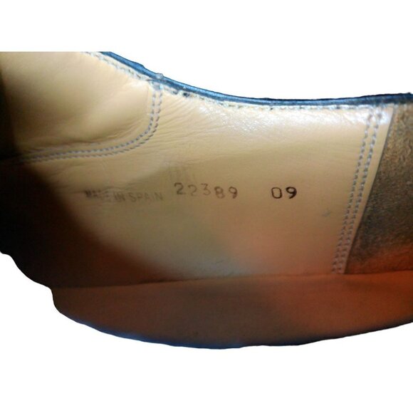 Mezlan Picardie Men's Leather Black Lace-up Handmade in Spain size 8.5 shoes - Picture 14 of 16